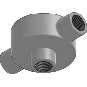 20mm Galvanised Conduit Through Back Outlet Box